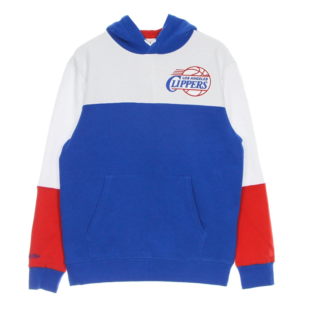 Mitchell & Ness NBA Fusion Fleece Hoodie Blue Heren
