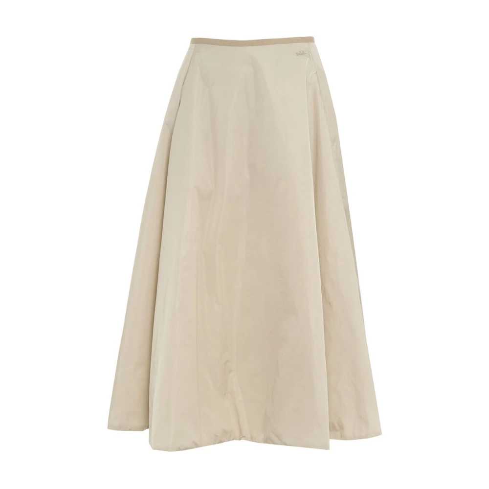 Add Beige Primaloft Flared Rok Beige Dames