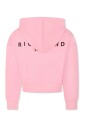 sweat-a-capuche-rose-avec-logo