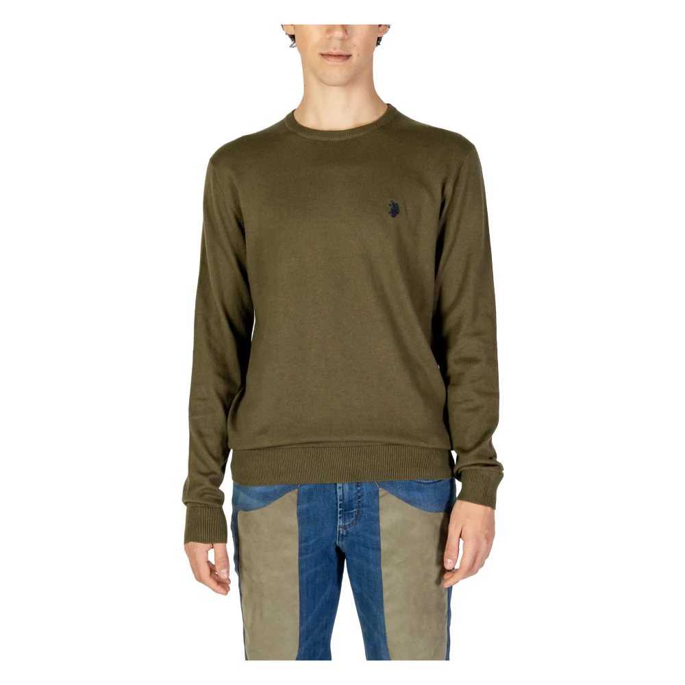 U.s. Polo Assn. Heren Gebreide Kleding Collectie: Herfst Winter Green Heren