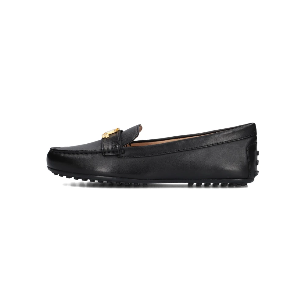 Ralph Lauren Women's Black Barnsbury Flats Driver
