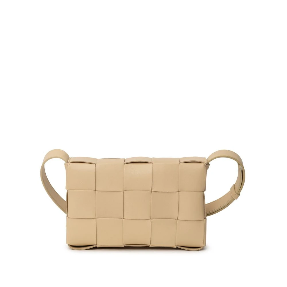 Bottega Veneta Beige Leren Handtas Beige Dames