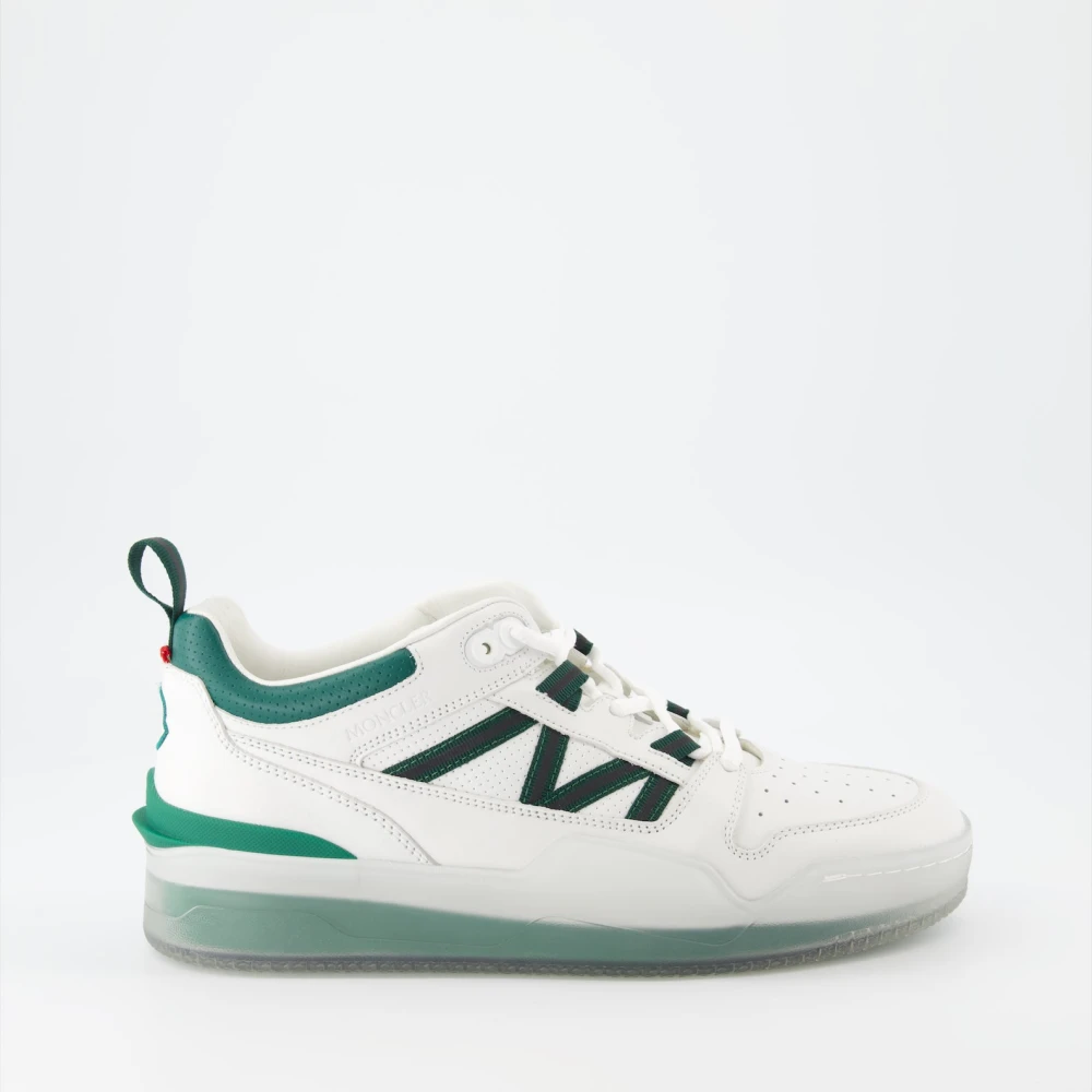 Moncler Pivot Läder Sneakers Green, Herr