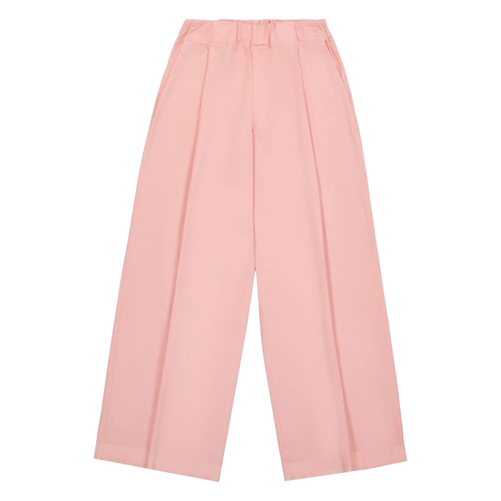Laneus Wide Trousers Pink Dames