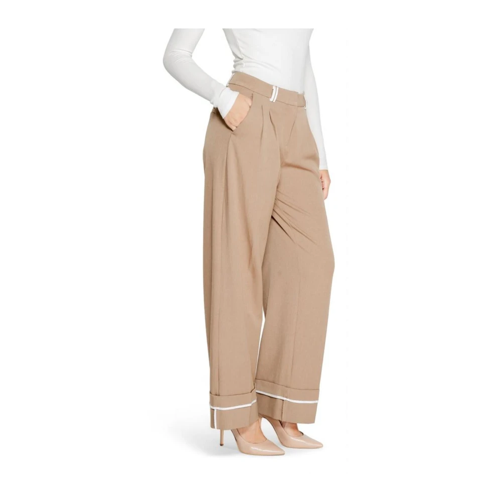 Only Gemengde Damesbroek Herfst Winter Collectie Brown Dames