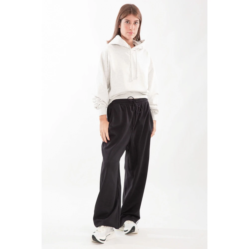 Y-3 Lichtgrijs Terry Boxy Hoodie Gray Dames