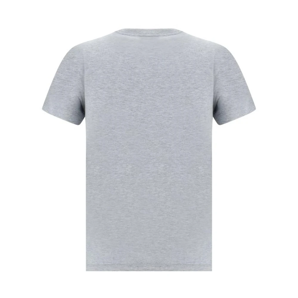 Fendi Monochrome Monogram Katoenen T-shirt Gray Dames