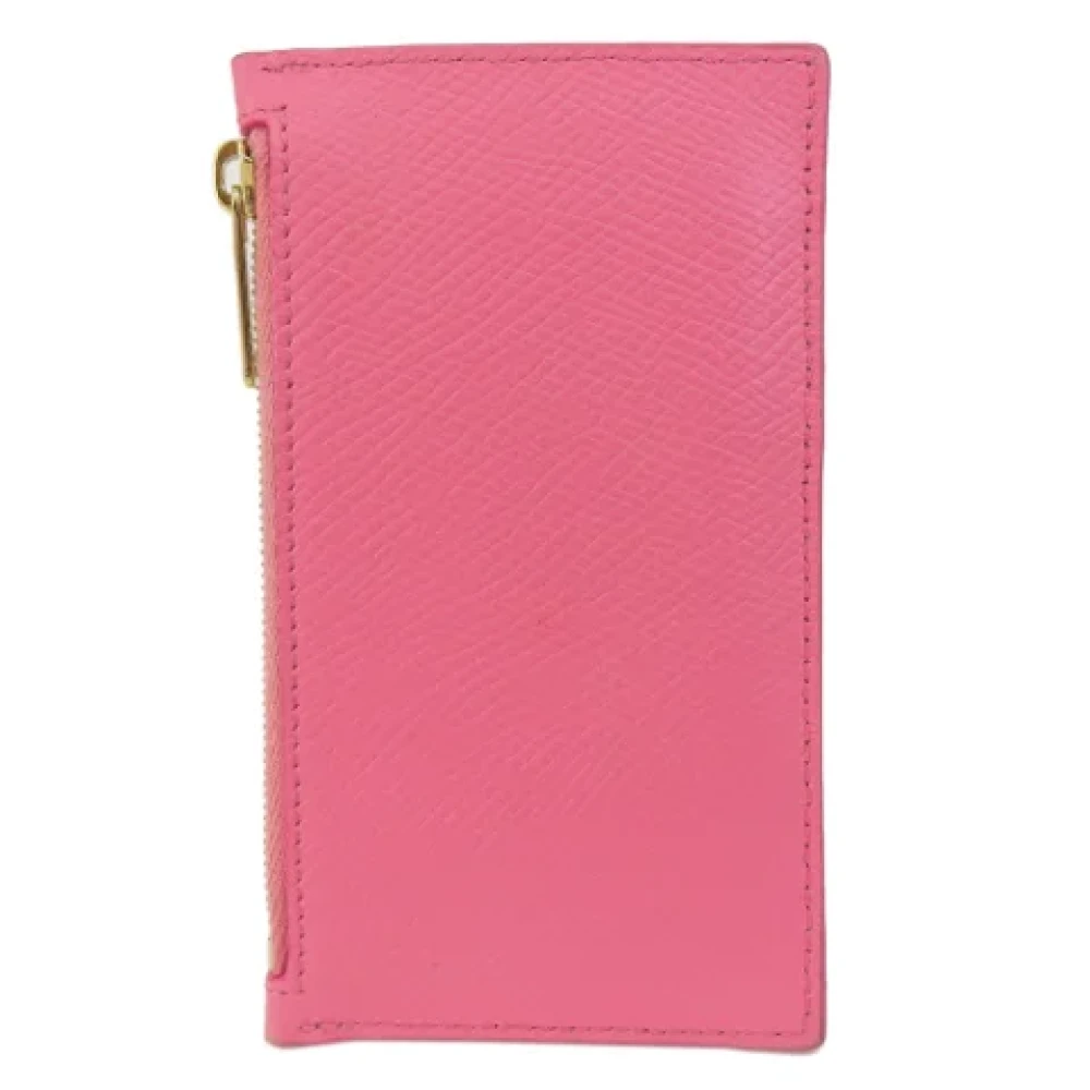 Celine Vintage Pre-owned Leather home-office Pink Dames