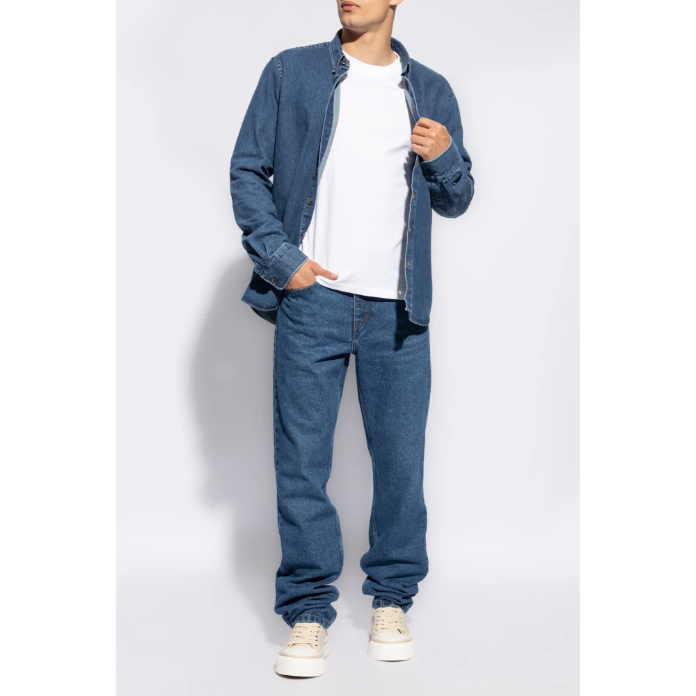 Ami Paris Straight-leg jeans Blue Heren