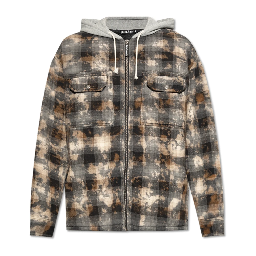 Palm Angels Capuchonjack Brown Heren