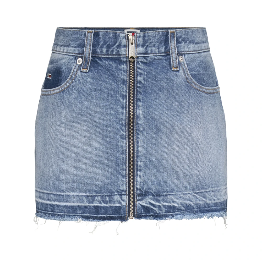 Tommy Hilfiger Denim Mini Rok Blue Dames