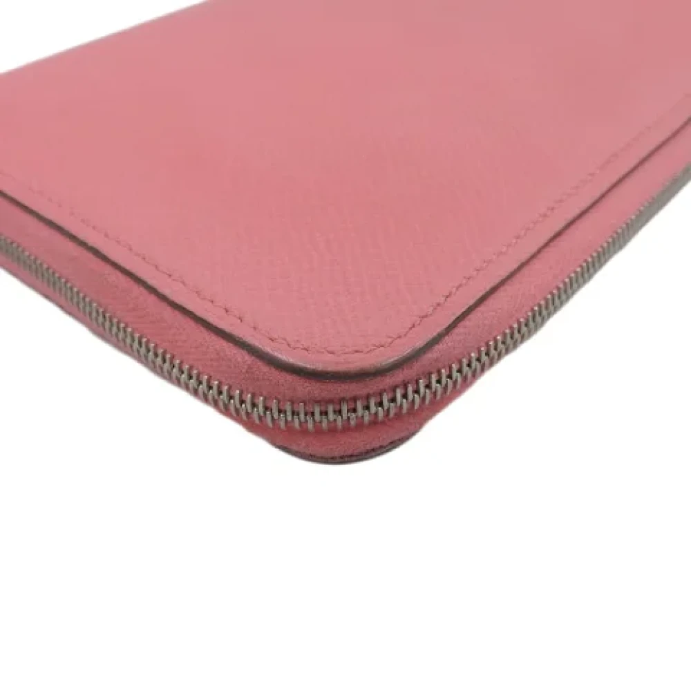 Hermès Vintage Pre-owned Leather wallets Pink Dames