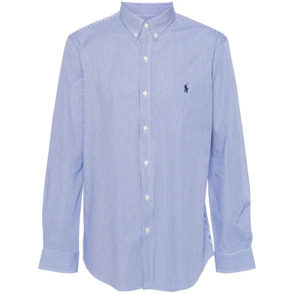 Polo Ralph Lauren Men's Blue Long Sleeve Sport Shirt