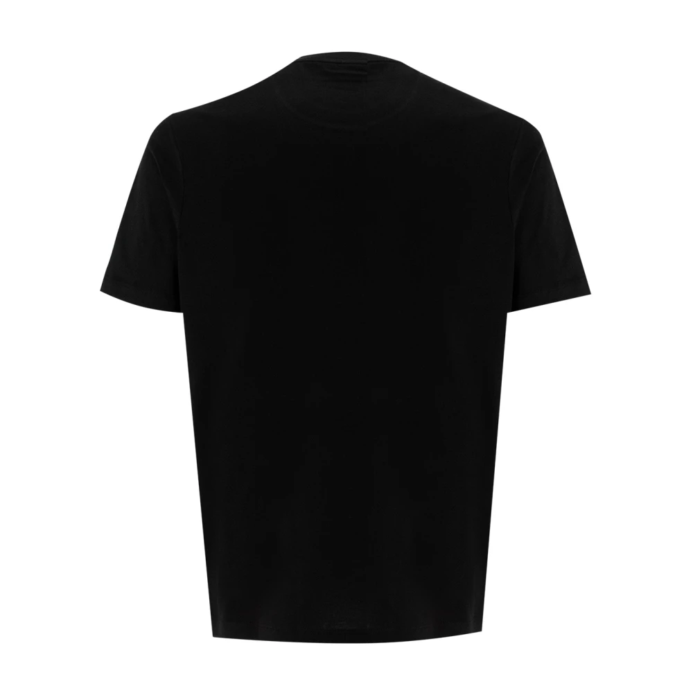 PAUL & SHARK Katoenen Crew-neck T-shirt met Print Black Heren