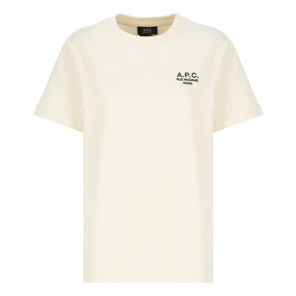 A.p.c. - Tops > T-Shirts - Beige - A.p.c. - Modalova