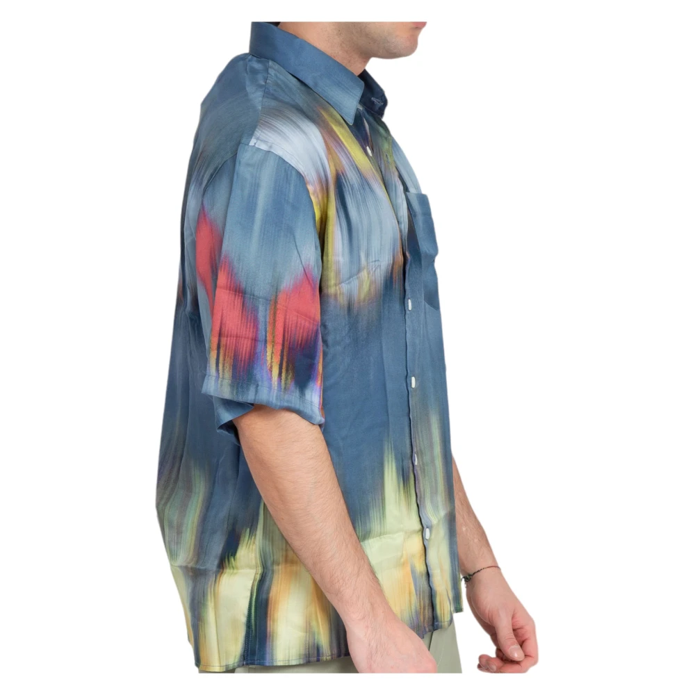 Costumein Gedrukt korte mouw overhemd Multicolor Heren
