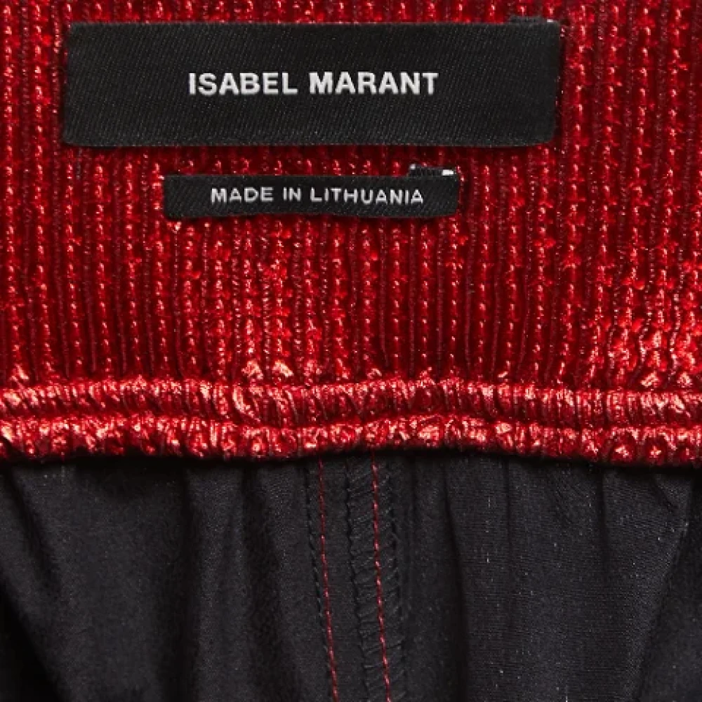 Isabel Marant Pre-owned Cotton bottoms Red Dames