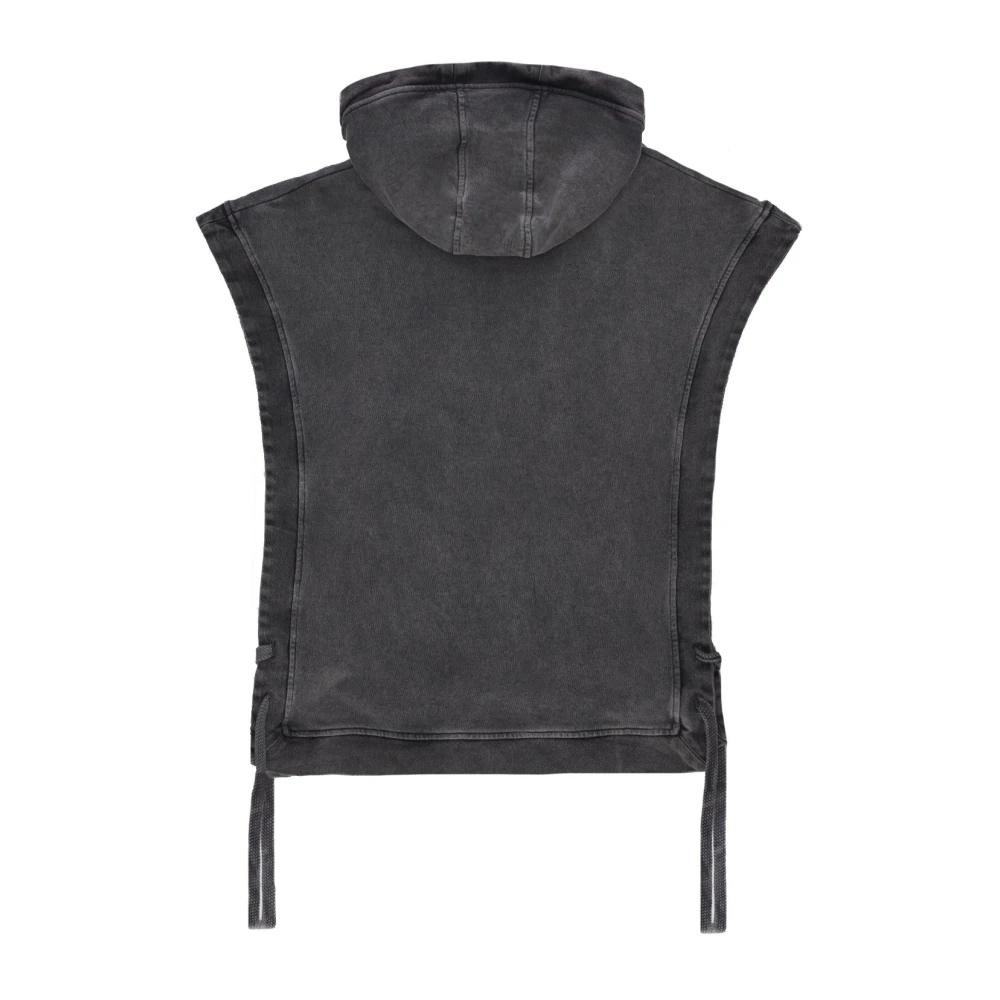 Mauna Kea Zwarte Hooded Poncho Sweatshirt Triple J Black Heren