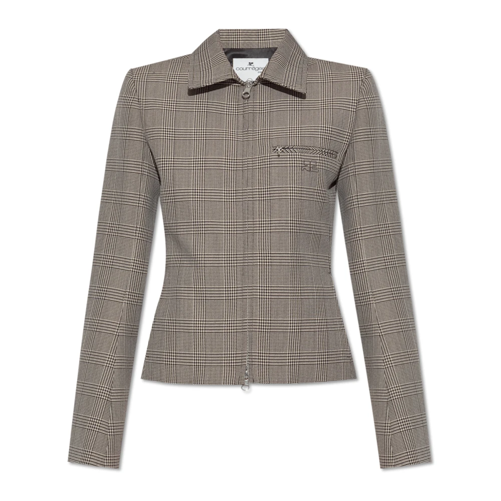 Courrèges Jas met logo Multicolor Dames