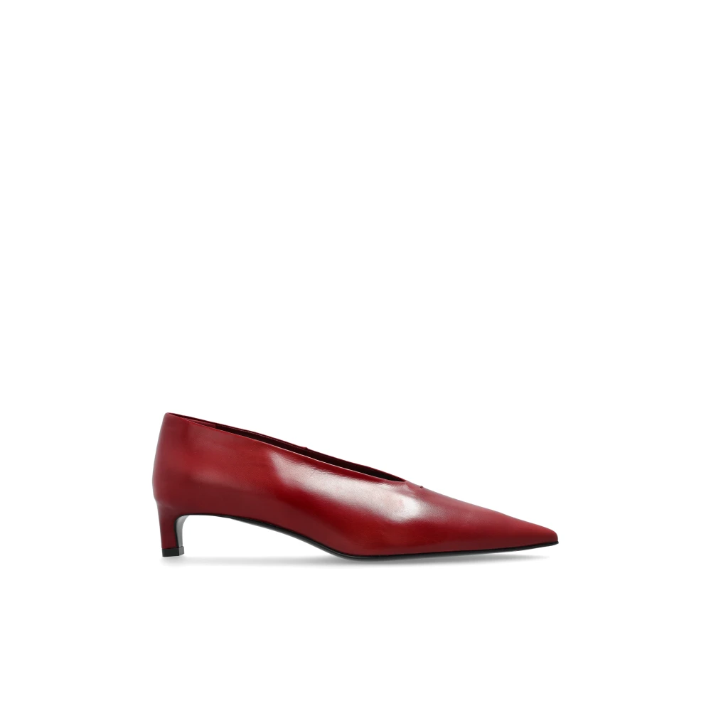 Jil Sander Donna Rosso Scarpe, 36 Eu, New,