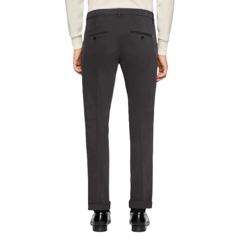Dondup Katoenen Casual Broek Gray Heren