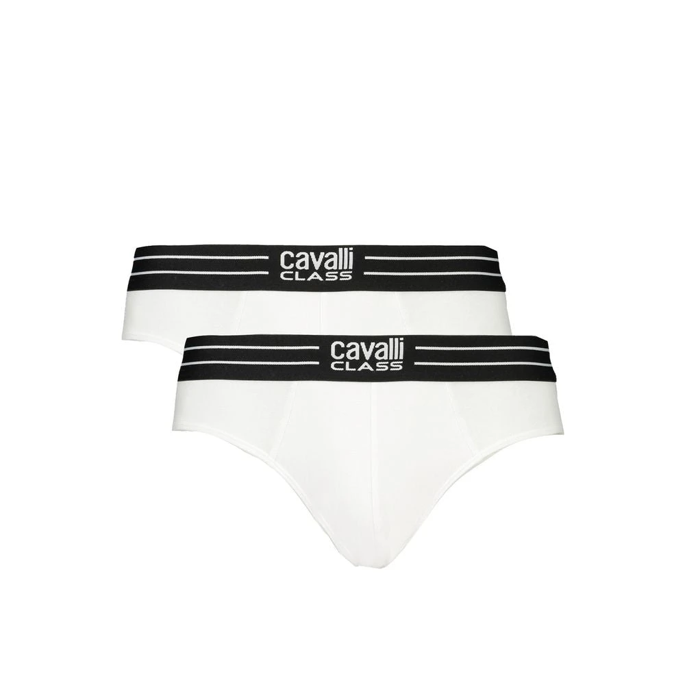 Cavalli Class Wit Katoenen Ondergoed White Heren