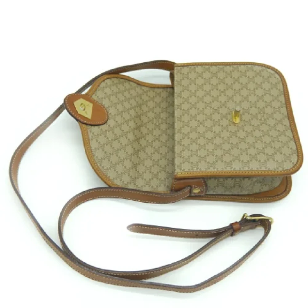 Celine Vintage Pre-owned Fabric celine-bags Green Dames