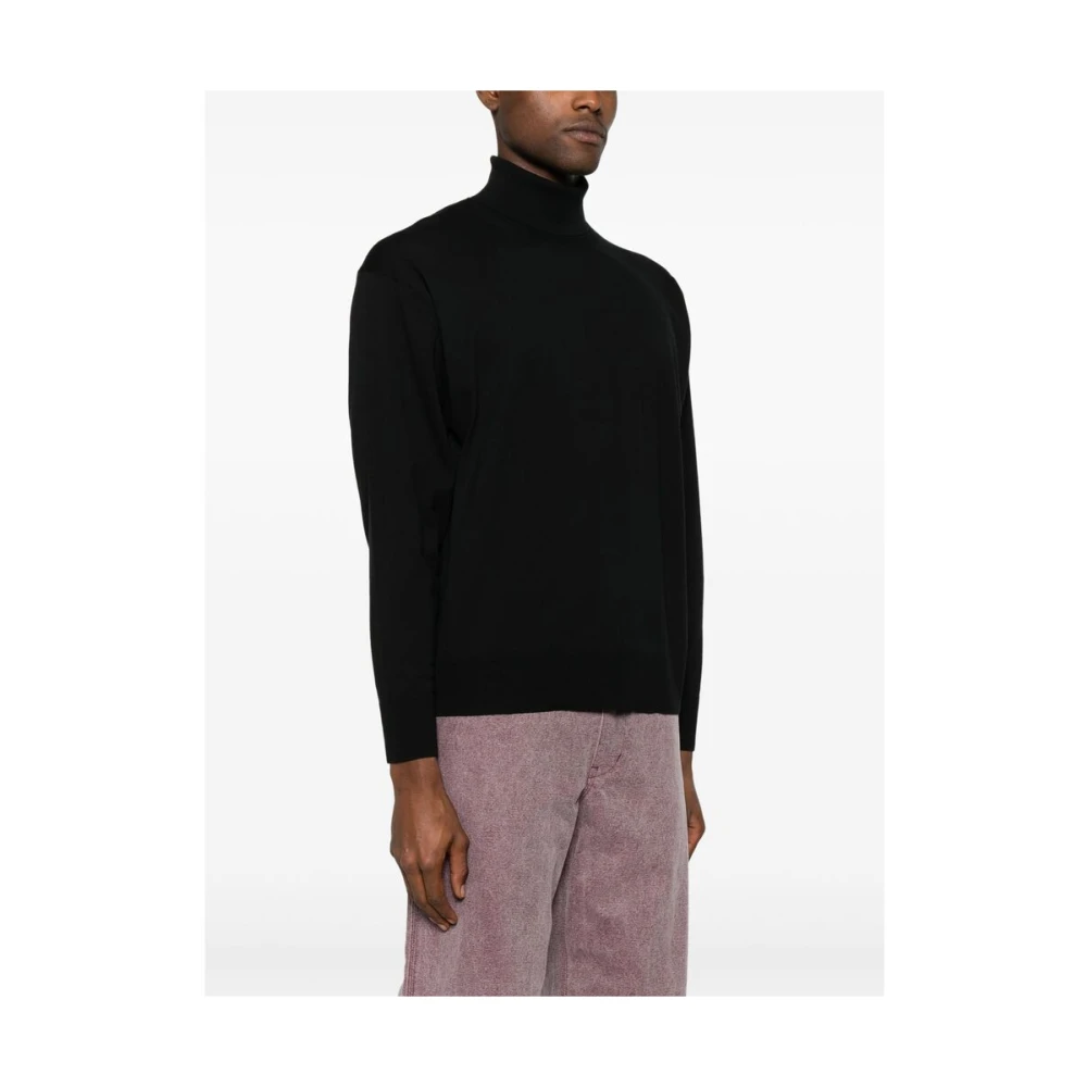 Auralee Midnight Blue Roll Neck Sweater Blue Heren