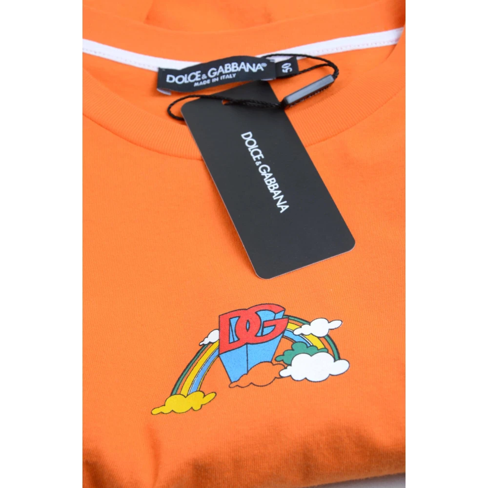Dolce & Gabbana Heren T-shirt korte mouw Orange Heren