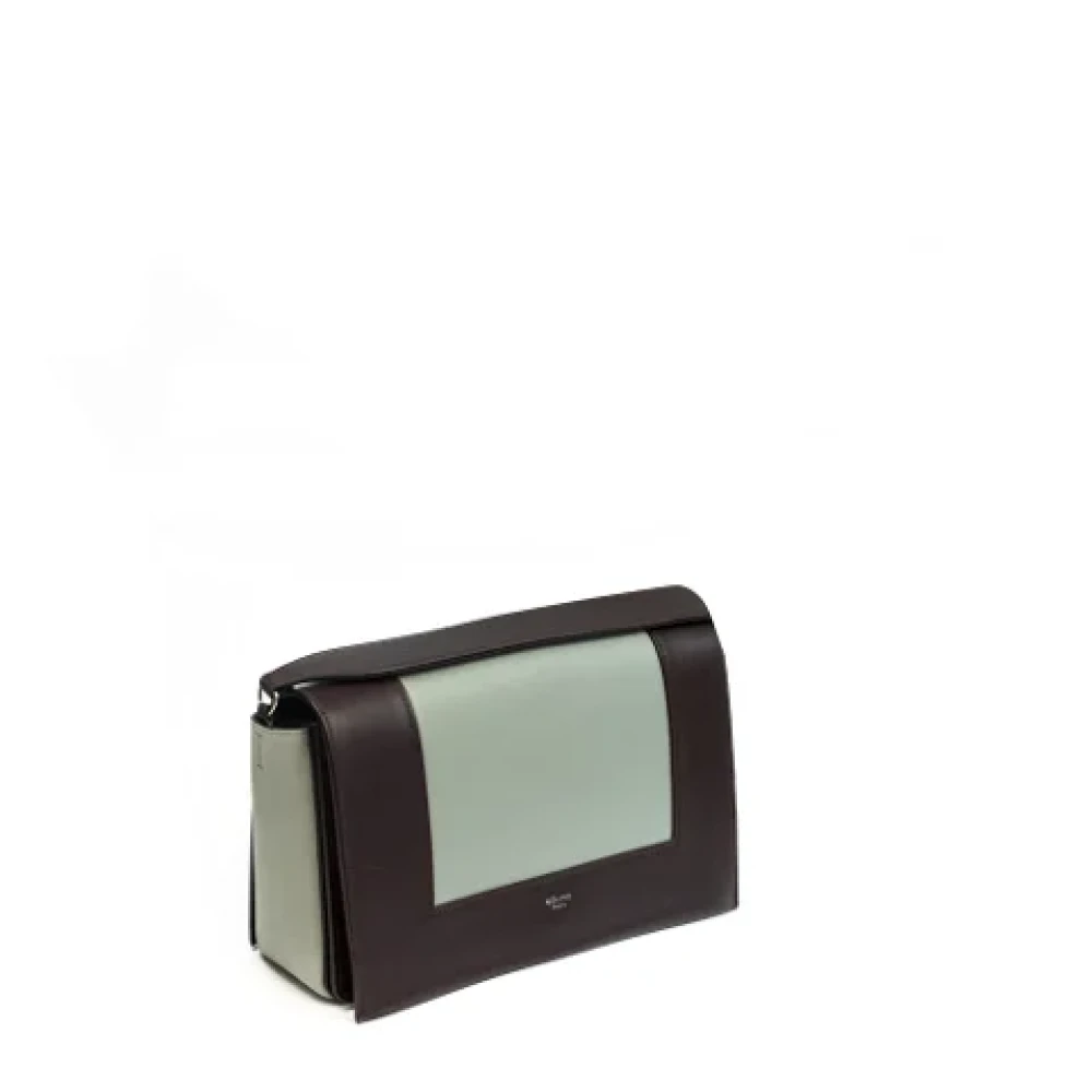 Celine Vintage Pre-owned Leather celine-bags Purple Dames