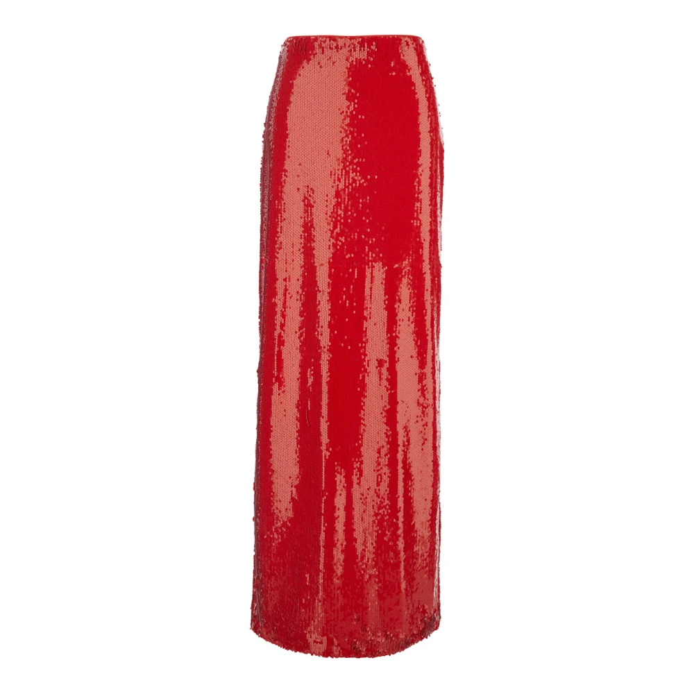 Msgm - Skirts > Maxi Skirts - Red - Msgm - Modalova