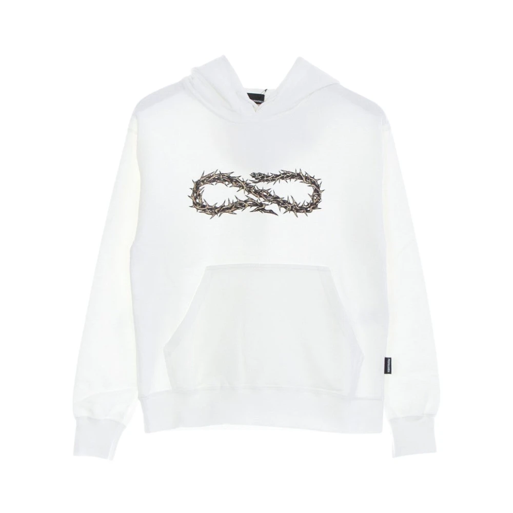 Propaganda Lichte Hoodie Thorn Logo Lange Mouw Beige Heren