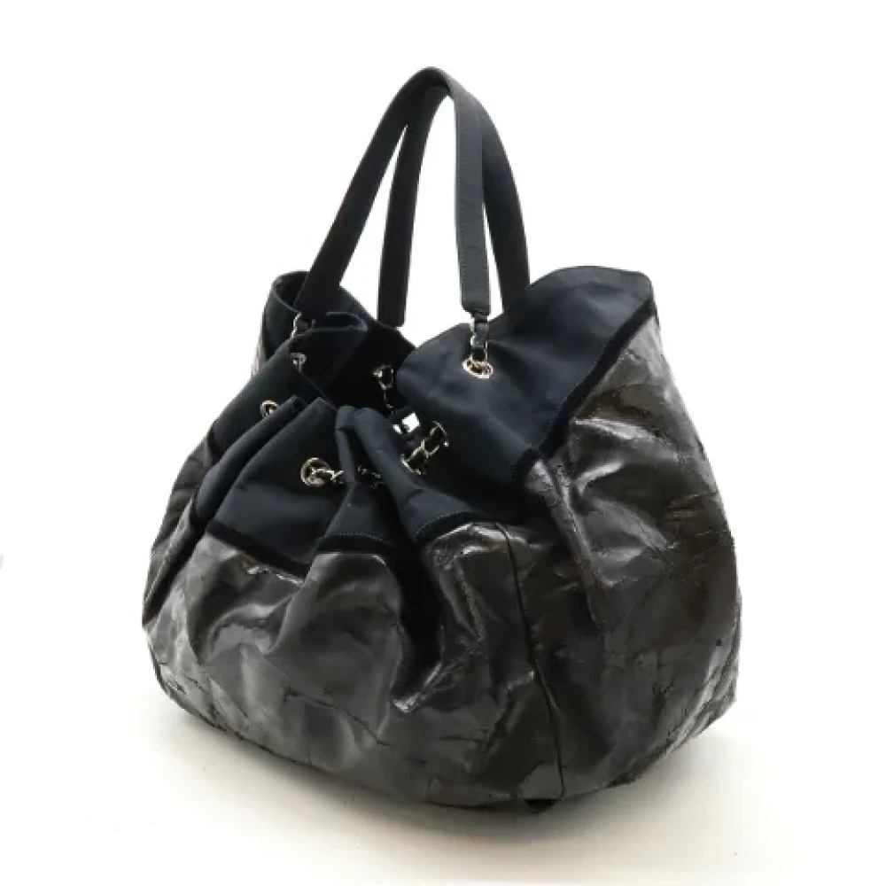 Chanel Vintage Pre-owned Plastic chanel-bags Black Dames