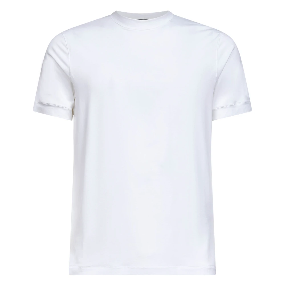 Giorgio Armani Men's White Icon T-Shirt, T-Shirts, 3XL, Tops
