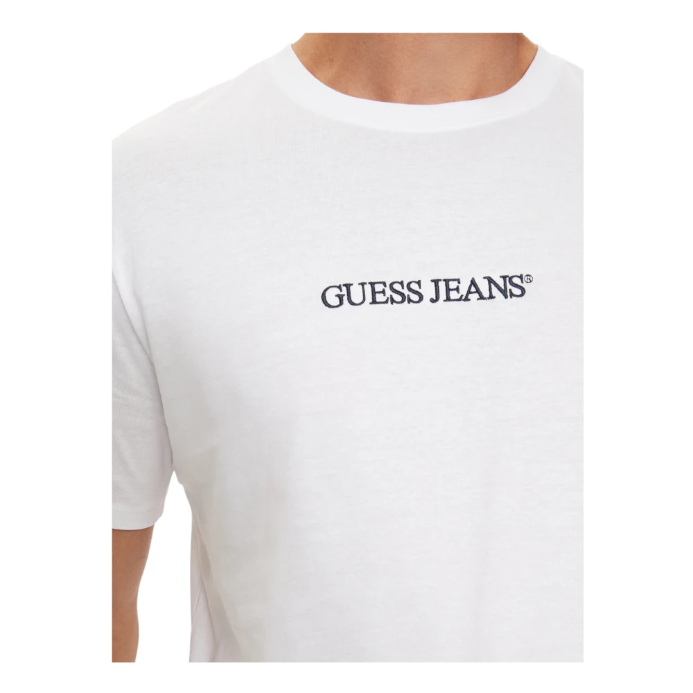 Guess Biologisch katoenen T-shirt White Heren