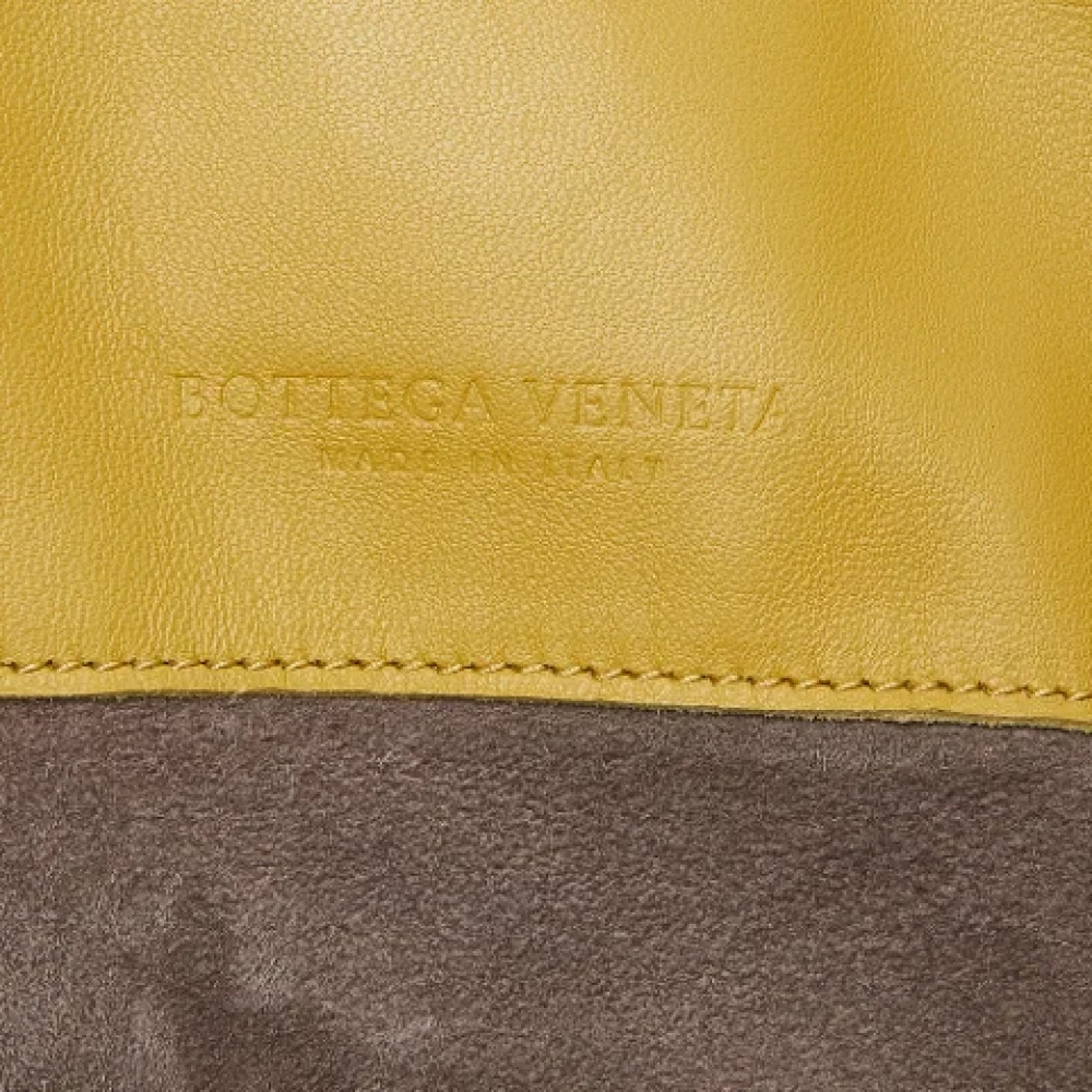 Bottega Veneta Vintage Pre-owned Leather totes Yellow Dames