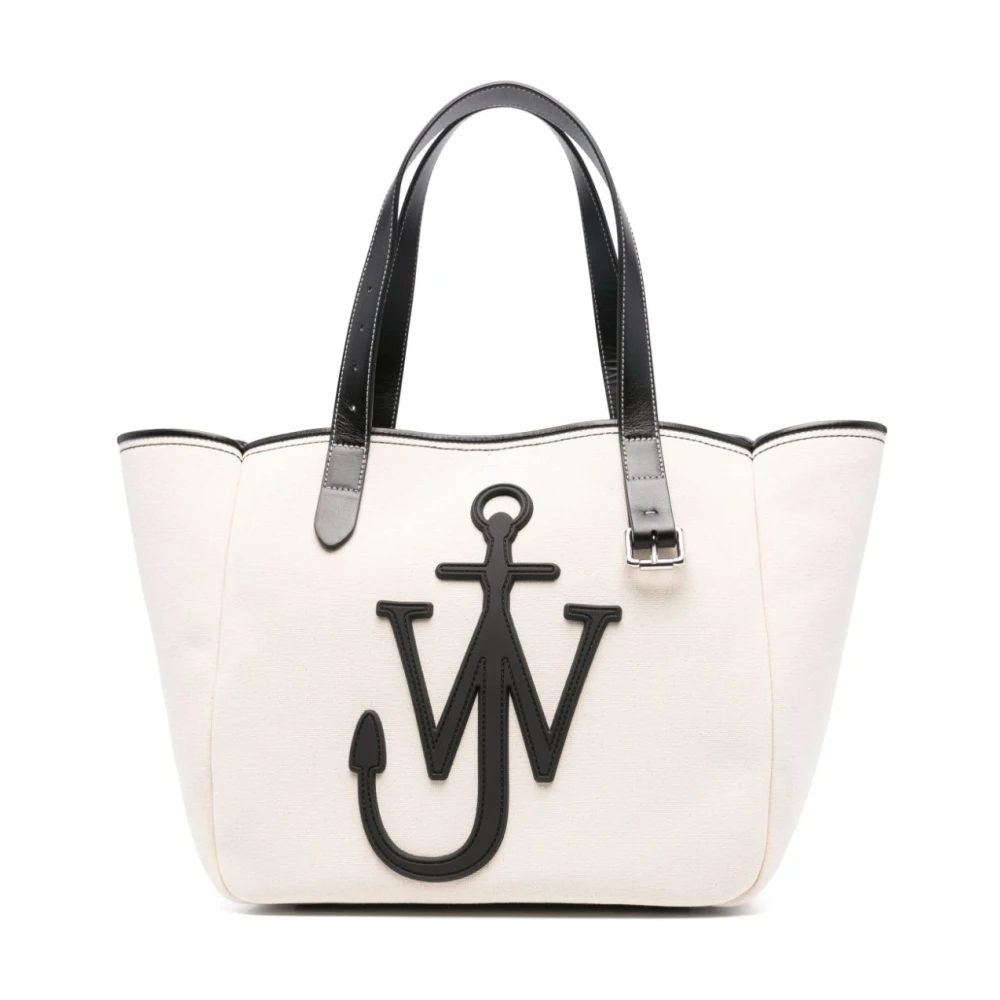 JW Anderson Moderne Logo Tote Tas met Handvatten White Dames