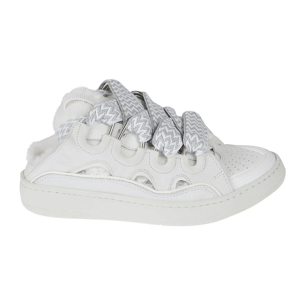 Lanvin Witte Curb Mules Sneakers Heren Schoenen