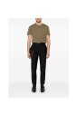t-shirt-vert-mousse-a-col-rond