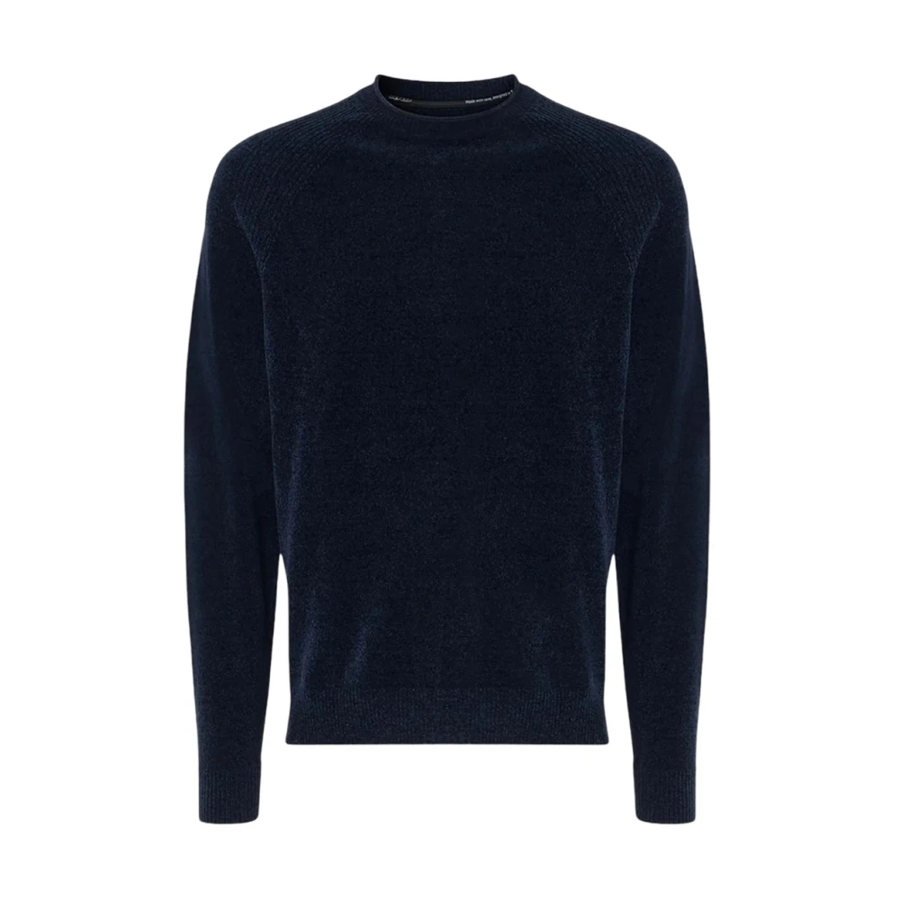 Rrd Round-Neck Knitwear, Male, L, Round-Neck Knitwear Blue