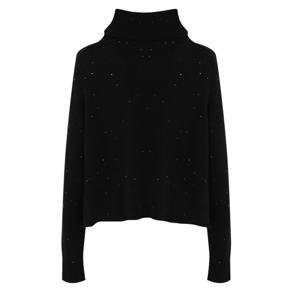 Liviana Conti Paillet Kasjmier Trui Zwart Black Dames
