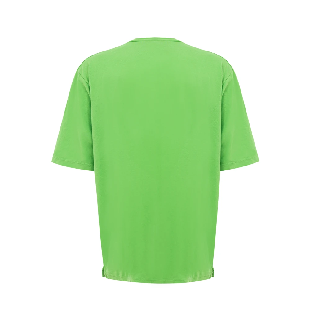 Dsquared2 Katoen Oversize Logo T-Shirt Green Heren