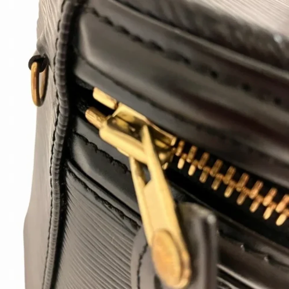 Louis Vuitton Vintage Pre-owned Leather louis-vuitton-bags Black Dames