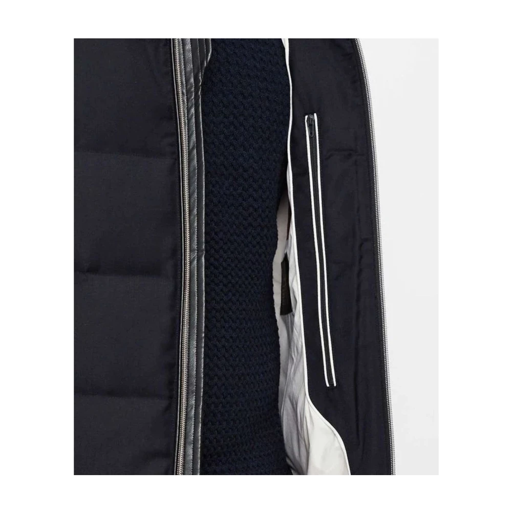 Montecore Marineblauwe Donsjas met Afneembare Capuchon Blue Heren