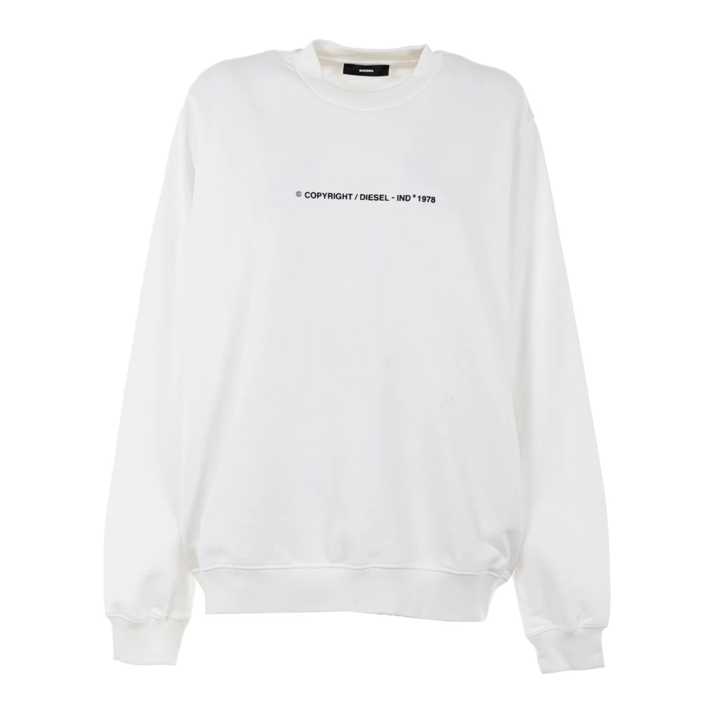 Diesel Rosetta Sweatshirt White, Dam