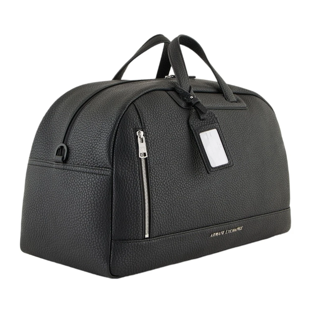 Armani Exchange Zwarte schoudertas met logo Black Unisex