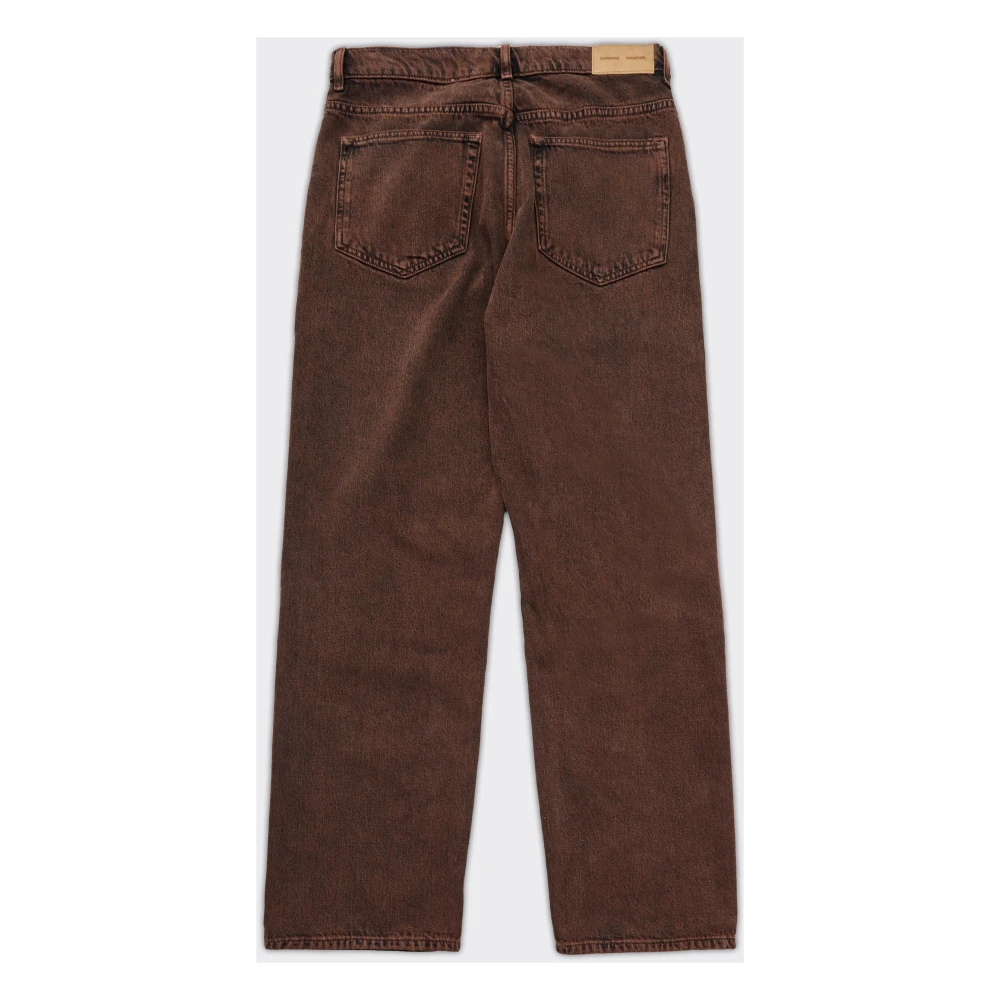 Samsøe Eddie Denim Jeans Bruin Brown Heren