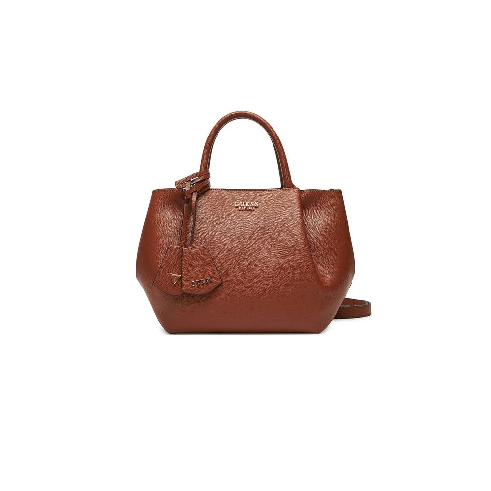 Guess Women's Brown Amorette Satchel - Handbags - One Size - Bags