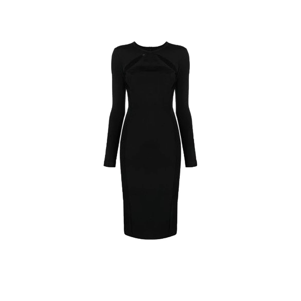 Pinko Elegant Midi Dresses Collection Black Dames