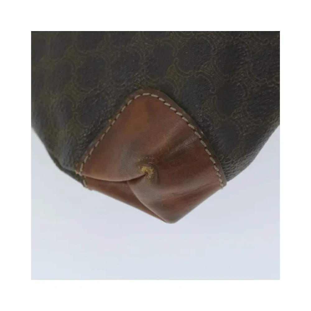 Celine Vintage Pre-owned Leather handbags Brown Dames